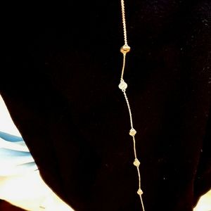 Hermes Necklace 925 silver coin/confetti 16inch necklace